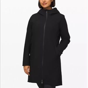 Lululemon Athletica Womens Rain Jacket Black Size 6